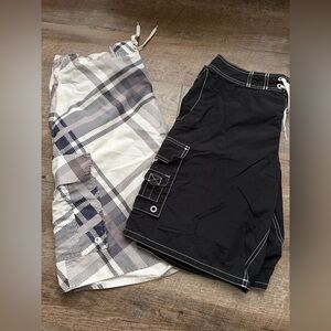 Beverly Hills Polo Club Checkered Swim Shorts